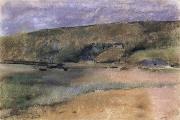 Edgar Degas Cliffs at the Edge of the Sea oil painting